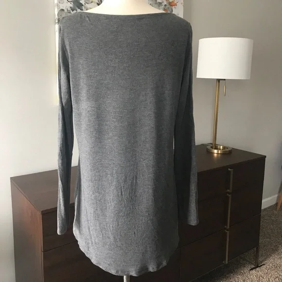 Heather by Bordeaux Gray Tunic Top - Picture 4 of 10